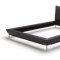 Ritz Bed by Beverly Hills in Dark Graphite Full Leather