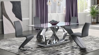 D1675DT Dining Table by Global w/Optional D9002DC Chairs [GFDS-D1675DT-D9002DC]