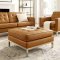 Loft Sofa in Tan Faux Leather by Modway w/Options