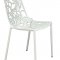 Devon Set of 4 Indoor/Outdoor Chairs DC23W in White - LeisureMod