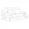 Jessel Sofa & Loveseat Set 508801 Ivory Chenille by Coaster