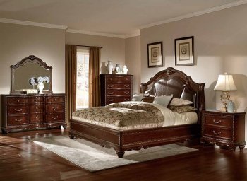 2214 Hampstead Court Bedroom by Homelegance in Cherry w/Options [HEBS-2214 Hampstead Court]