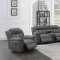 Bahrain Motion Sofa 609541 Charcoal by Coaster w/Options