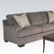 51005 Claude Sofa in Smoothie Grey Fabric by Acme w/Options