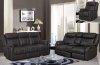 U7303C Motion Sofa Gin Rummy Seal Microfiber by Global w/Options