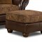 8104 Sofa in Brown Zypher Vintage Fabric by Simmons w/Options