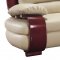 965 Sofa & Loveseat Set in Leather by Global Furniture USA