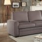 Welty Reversible Sectional 8211 in Light Brown by Homelegance