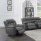 Bahrain Power Motion Sofa 609541P Charcoal by Coaster w/Options