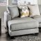 Mandurah Sectional Sofa SM1284 in Gray Linen-Like Fabric