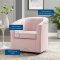 Prospect Swivel Chair Set of 2 in Pink Velvet by Modway