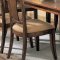 Distressed Natural Wood Dining Furniture W/Diamond Pattern & Bar