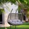 Fiona Dual Seat Outdoor Hanging Lounge Chair Anthracite -Bellona