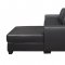 U821 Sectional Sofa in Dark Gray Faux Leather by Global