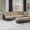 Luna Fulya L. Brown U-Shape Sectional Sofa w/Chaise by Bellona