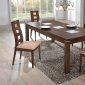 D4930DT Dining Set 5Pc in Burn Beech w/D3904DC Chairs by Global