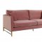 Massi Sofa TOV-S6165 in Rose Velvet Fabric by TOV Furniture