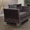 Tamara Fabric Sofa 54260 in Charcoal Velvet by Acme w/Options