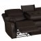 Clarkdale Recliner Sofa 9928DBR in Dark Brown by Homelegance