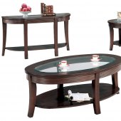 5525 Coffee Table in Cappuccino by Coaster w/ Options