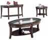 5525 Coffee Table in Cappuccino by Coaster w/ Options