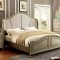 Nisha CM7091 Bedroom in Golden Tone w/Options