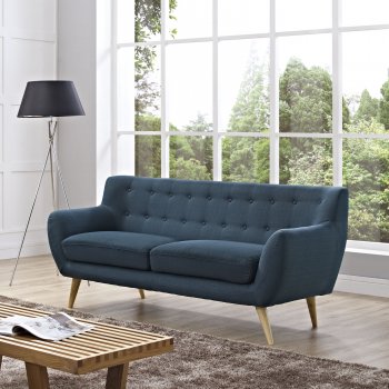 Remark EEI-1633-AZU Sofa in Azure Fabric by Modway w/Options [MWS-EEI-1633-AZU-Remark]