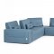 Enjoy Sectional Sofa in Blue Leather by VIG