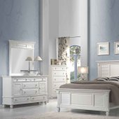 B651 Bedroom in White w/Optional Casegoods