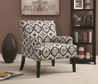 902621 Accent Chair Set of 2 in Printed Fabric by Coaster