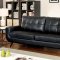 Kate Sofa CM6505 in Black Leatherette w/Options