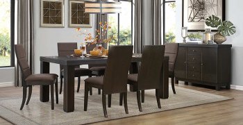 Pinole 5092 Dining Table in Espresso by Homelegance w/Options [HEDS-5092 Pinole]