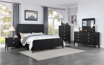 Brookmead Bedroom Set 5Pc 224711 in Black by Coaster w/Options [CRBS-224711 Brookmead]