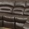 U98780 Motion Sectional Sofa in Brown PU by Global