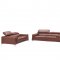 2537 Sofa in Saddle Brown Leather by ESF