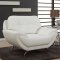 Reanna Sofa CM6414WH in White Breathable Leatherette w/Options