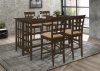 Carmina Counter Ht Dining Room Set 5Pc 193478 in Brown by Coaste