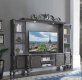 House Delphine Wall Unit 91985 in Charcoal by Acme w/Options