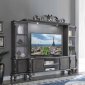 House Delphine Wall Unit 91985 in Charcoal by Acme w/Options