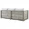 Aura Outdoor Patio Sofa 2923 in Gray & White by Modway w/Options