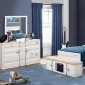 Cruise Kids Bedroom 4Pc Set in White by Global w/Options