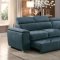 Ferriday Sectional Sofa 8228BU in Blue Fabric by Homelegance