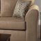 Camel Microfiber Modern Sectional Sofa w/Optional Items