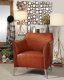 Basseri 2Pc Accent Chair Set 1294BR-1 in Brown by Homelegance