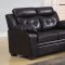 U880016KD Sofa & Loveseat in Chocolate PU by Global w/Options