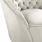 Alessio Accent Chair 501 in Cream Velvet by Meridian