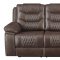 Flamenco Power Motion Sofa 610201P in Brown by Coaster