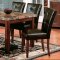 Medium Brown Cherry Contemporary Dinette w/Marble-Like Table Top