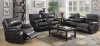 Willemse Motion Sofa 601931 Dark Brown by Coaster w/Options