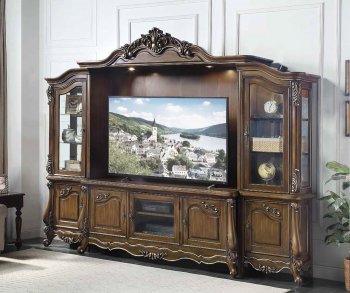 Latisha Entertainment Center LV01355 in Antique Oak by Acme [AMWU-LV01355 Latisha]